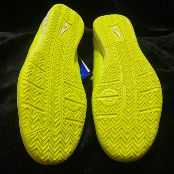 Joma Men Dribling Indoor Soccer Lemon Shoes Exercise your freedom Size 12 NWT - Picture 4 of 7